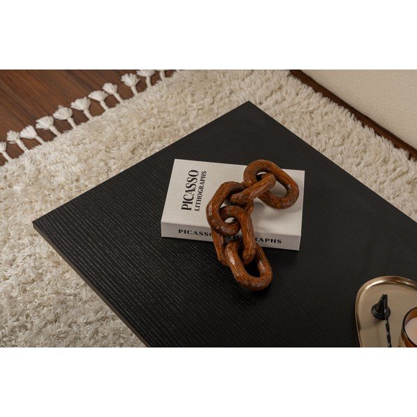 Crni stolić za kavu u mat dekoru 60x119 cm Sabin – Kalune Design-image-2