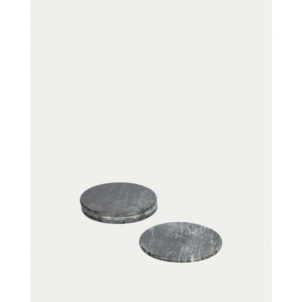 Sivi mramorni podmetači za čaše u setu 4 kom Tresa – Kave Home-image-4