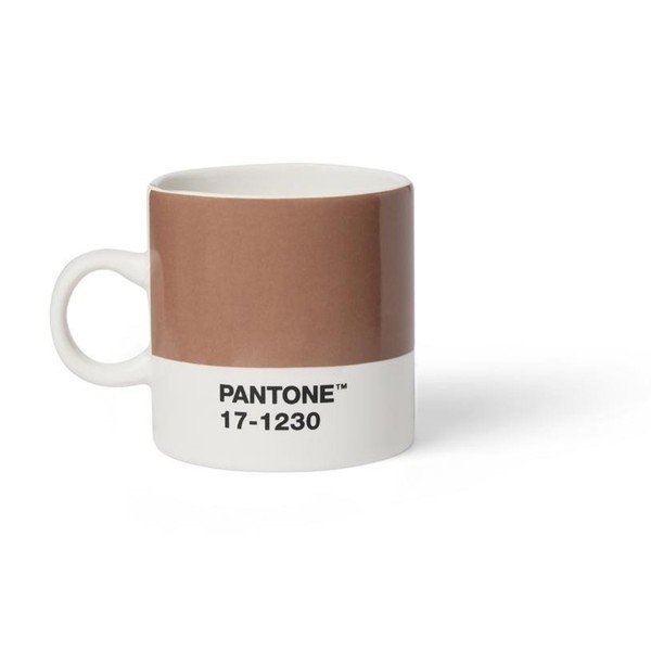 Svjetlo smeđa keramička šalica za espresso 120 ml Mocha Mousse 17-1230 – Pantone