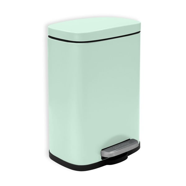 Mentol zelena željezna kanta za smeće s pedalom 5 l   Akira – Spirella