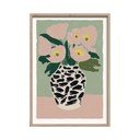 Tiskana slika s okvirom 50x70 cm Spotted Vase – Styler