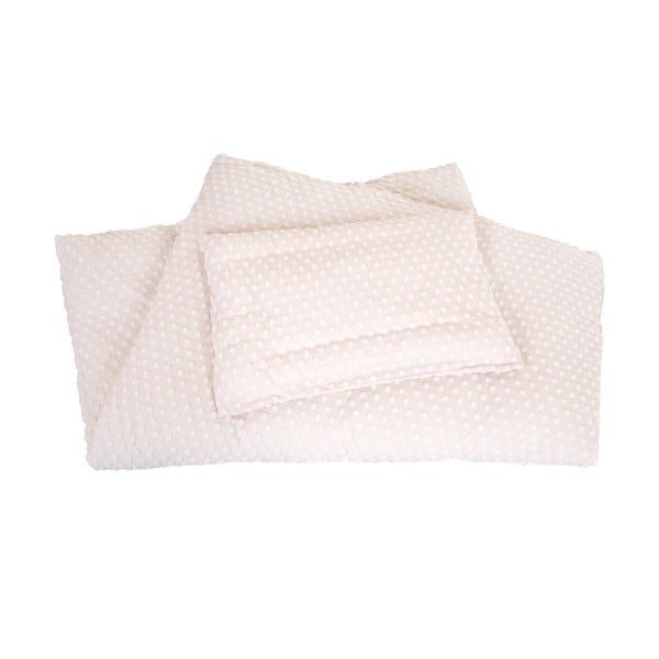 Bež dječja posteljina za dječji krevetić od mješavine pamuka 100x135 cm Frosty Almond – Roba-image-2