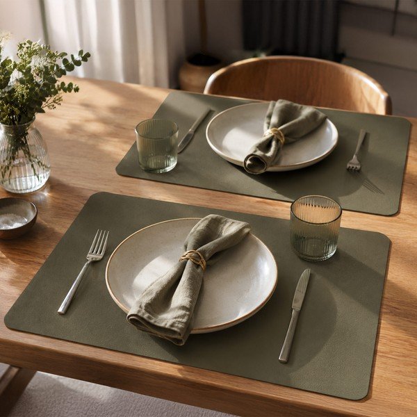 Podmetač od imitacije kože 30x43 cm Bergame – douceur d'intérieur-image-1