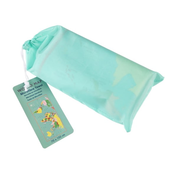 Šareni ručnik od mikrovlakana Rex London Karta svijeta, 70 x 150 cm-image-2