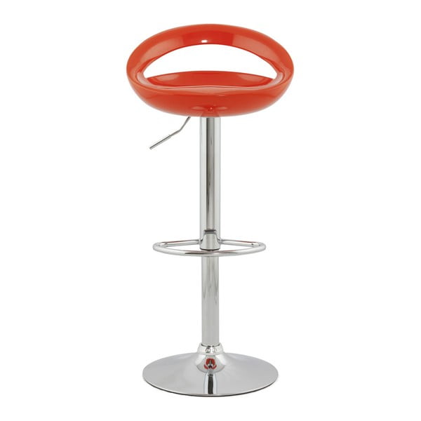 Narančasta podesiva okretna barska stolica Kokoon Design Venus