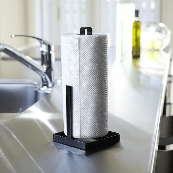 Crni stalak za papirne ubruse YAMAZAKI Tower-image-1