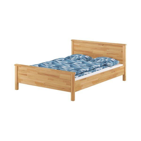 Krevet od masivne bukve 90x200 cm u prirodnoj boji Roma – Olivia Living