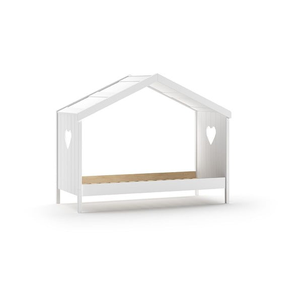 Bijeli mali dječji krevet 90x200 cm Amori - Vipack-image-2