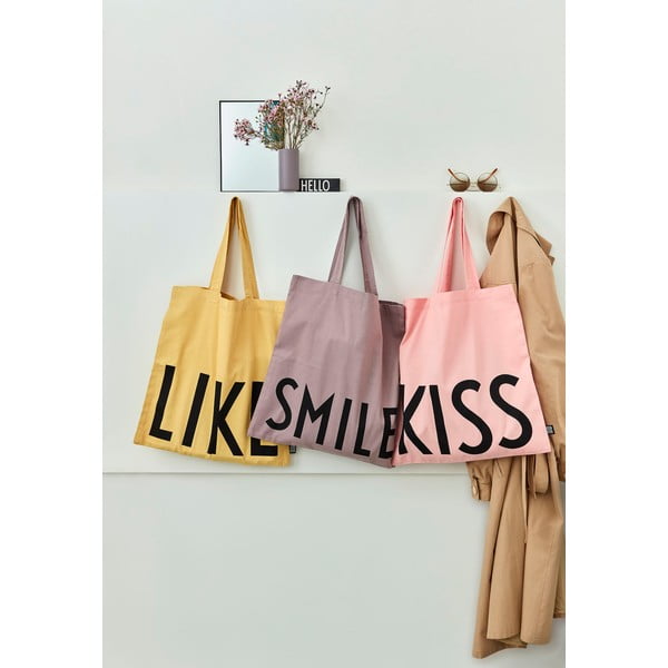 Žuta platnena torba Design Letters Like-image-1