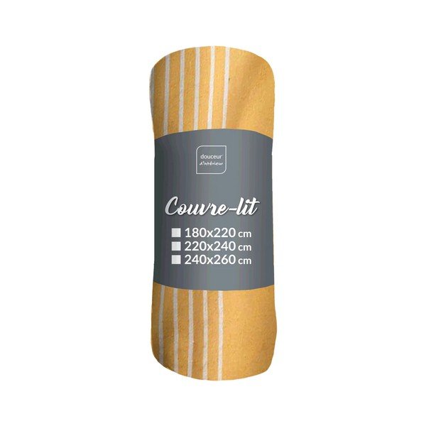 Žuti  prekrivač 220x240 cm Adele – douceur d'intérieur