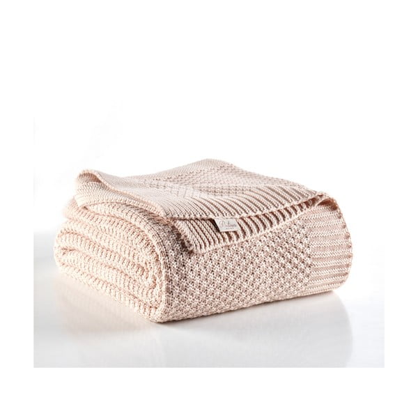 Svijetloružičasti pokrivač Silvi, 220 x 240 cm-image-1