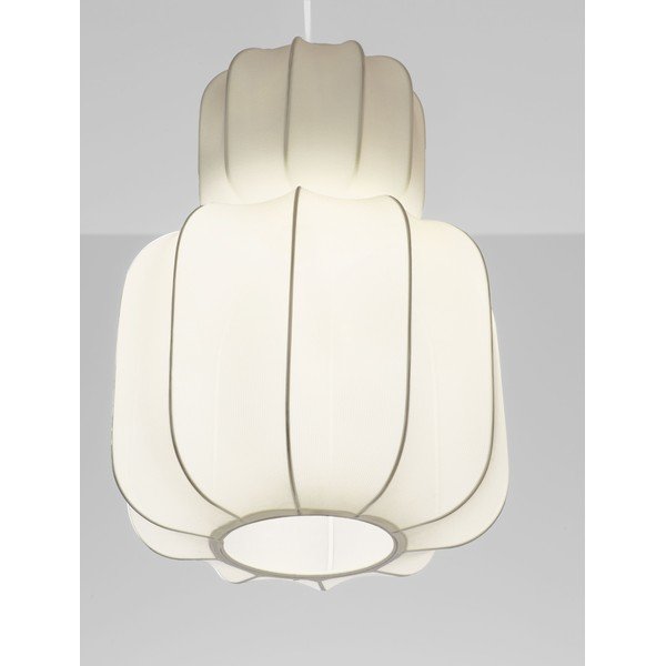 Mat bijela tekstilna viseća svjetiljka ø 28 cm Delina – Nova Luce-image-2