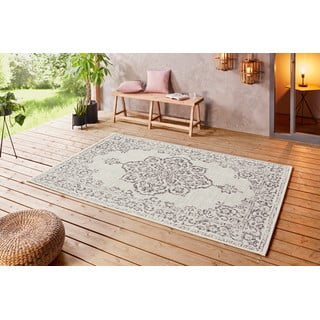 Sivo-krem vanjski prostirač NORTHRUGS Tilos, 80 x 150 cm
