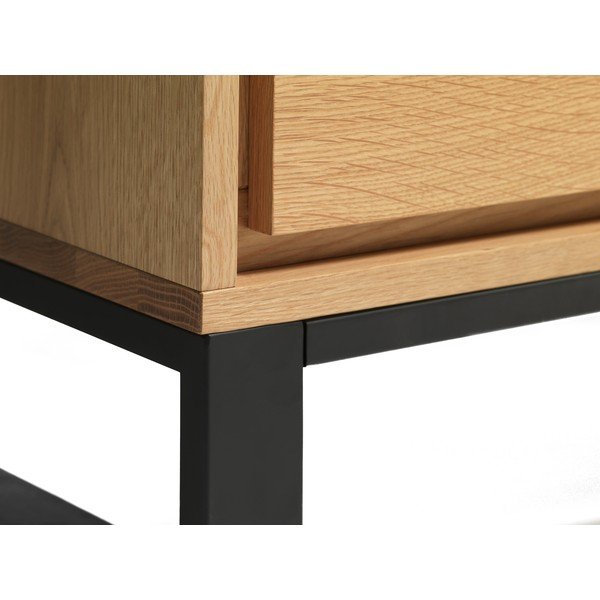 TV stol u dekoru hrasta 170x55 cm Livorno - Unique Furniture-image-1