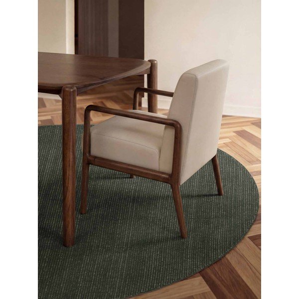 Tamno zeleni ručno rađen vunen okrugao tepih ø 160 cm Greenwich – Ted Baker-image-1