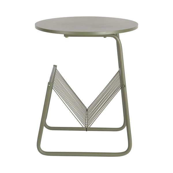 Metalni okrugao pomoćni stol ø 40 cm Riqueza Revista – Leitmotiv-image-3