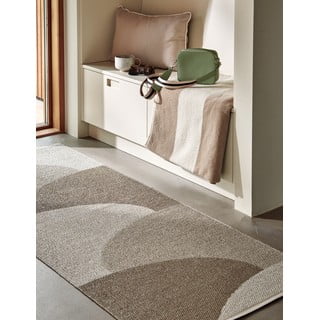 Bež unutarnja i vanjska staza 70x270 cm Hill Dark Linen – Pappelina