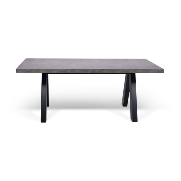 Sivi stol za blagovanje TemaHome Apex
