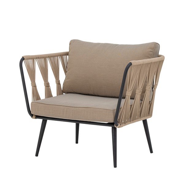 Bež podstavljena vrtna fotelja Pavone – Bloomingville-image-4