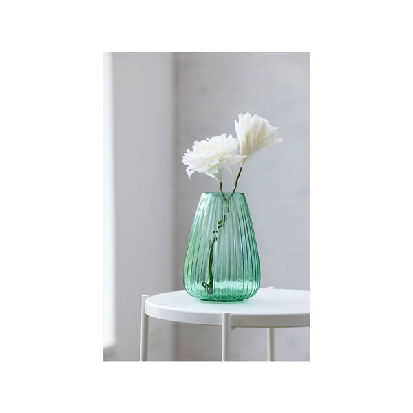 Zelena staklena vaza Bitz Kusintha, visina 22 cm-image-2