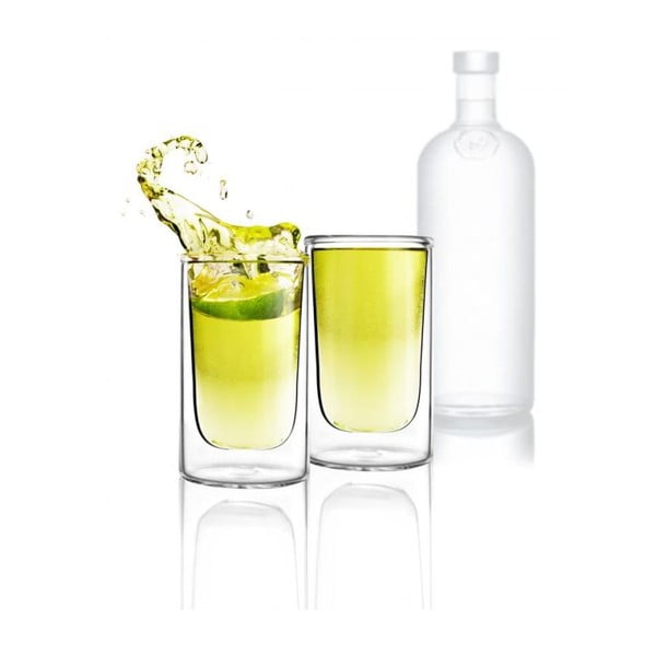 Set od 2 duple čaše Vialli Design Amo Shot, 50 ml-image-1