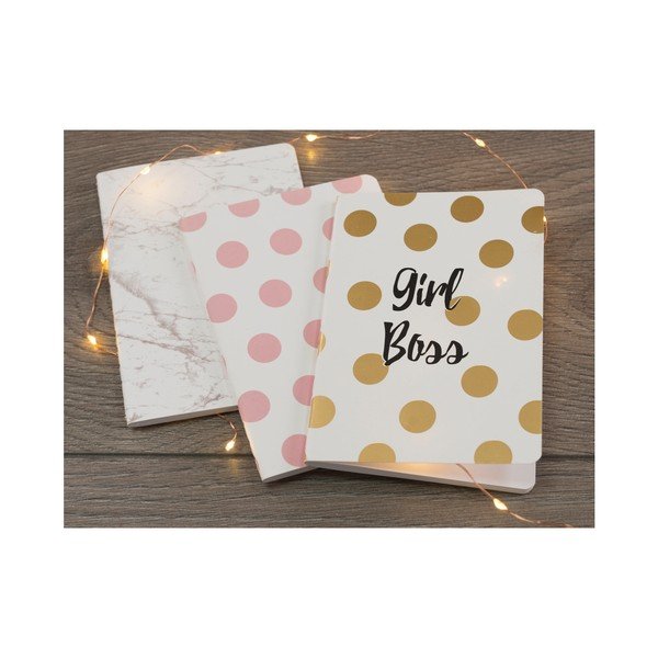 Set od 3 bilježnice Creative Tops Girl Boss-image-1
