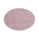 Ružičastoljubičasti podmetač za stol Tiseco Home Studio Oval, 46 x 33 cm