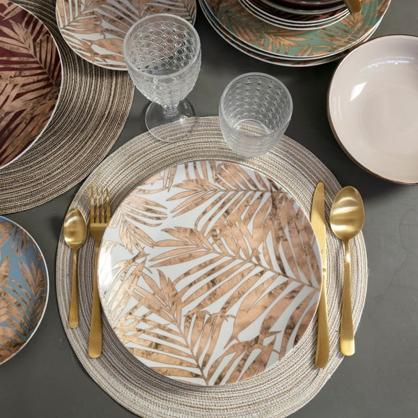 Čelični pribor za jelo u zlatnoj boji 24 kom - VDE Tivoli 1996-image-1