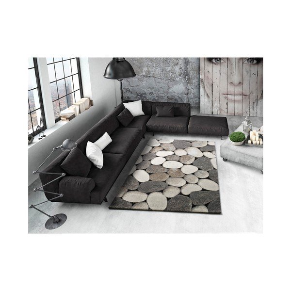 Sivi tepih Universal Pebble, 140 x 200 cm-image-1