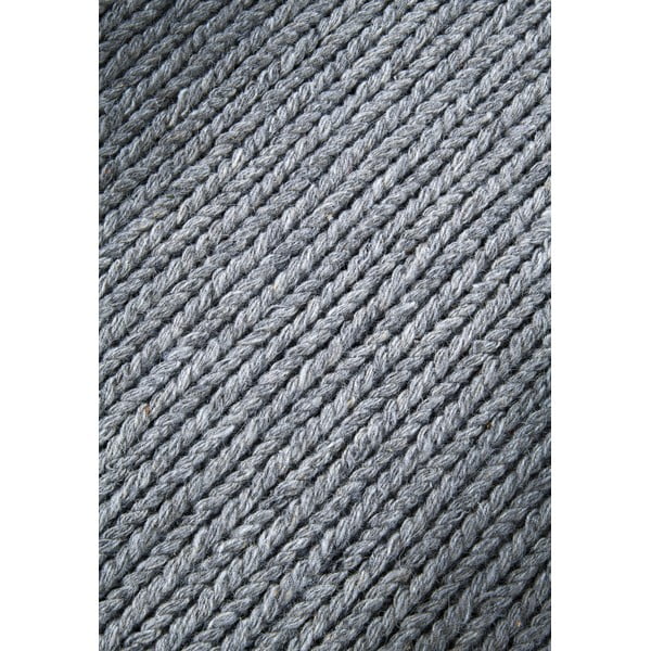 Sivi ručno rađen vuneni okrugli tepih ø 160 cm Francois – Villeroy&Boch-image-4