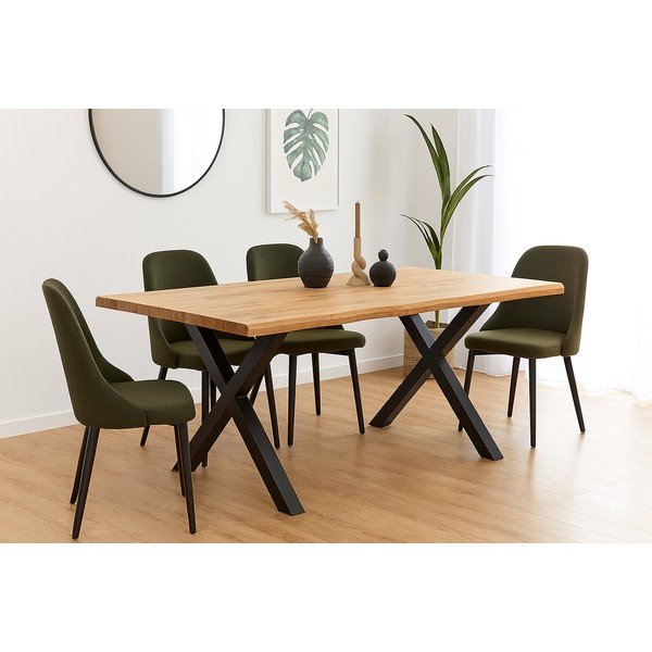 Blagovaonski stol u dekoru hrasta 90x160 cm Kora – Bonami Essentials-image-4