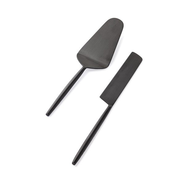 Set za serviranje torte od nehrđajućeg čelika 2 kom Bronte – Bizzotto-image-1