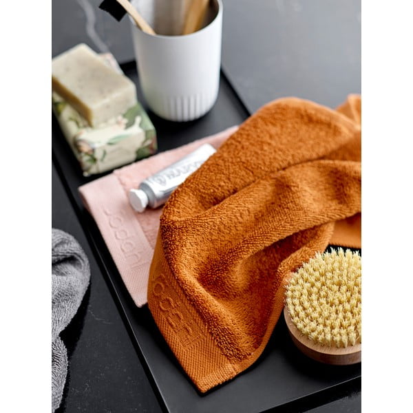 Narančasta ručnik iz Terry pamuka Södahl Clay, 100 x 50 cm-image-1