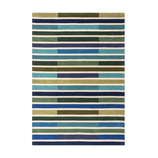 Zeleni vuneni tepih 230x160 cm Piano - Flair Rugs