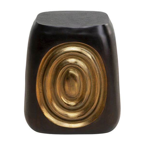 Crni/u zlatnoj boji stolac Drum Circle – Kare Design