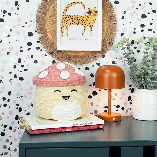 Bež tekstilna dječja kutija za pohranu ø 23x22 cm Fizz Malcolm – SQUISHMALLOWS-image-1