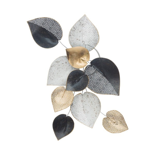 Metalni viseći ukras Mauro Ferretti Half Leaf B, 62,5 x 40 cm