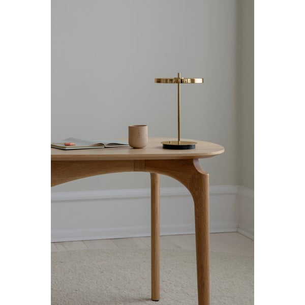 LED stolna lampa s mogućnosti zatamnjivanja u zlatnoj boji s metalnim sjenilom (visina 31 cm) Asteria Move – UMAGE-image-3