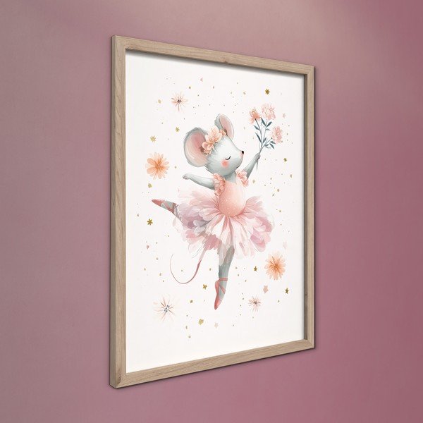 Dječja slika 30x40 cm Mouse Ballerina – Styler-image-3