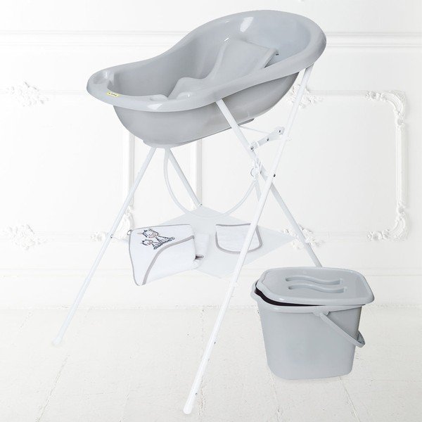 Plava kada za kupanje bebe 84x48 cm - Rocket Baby-image-4