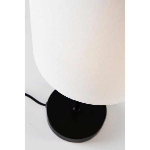 Bijela/crna tekstilna stolna lampa (visina 45 cm) Seth – Jotex-image-4