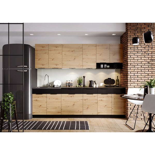 Ravna kuhinja bez kuhinjske radne ploče (bez montaže) 260 cm Kian – STOLKAR