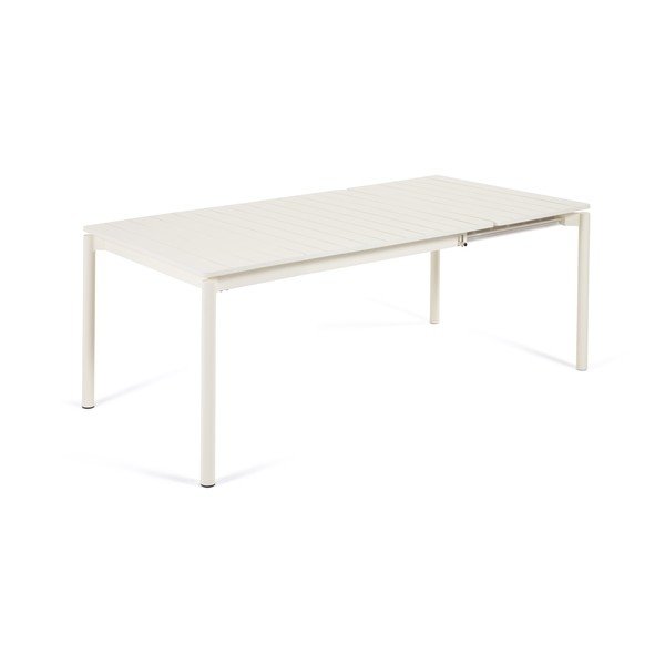 Bijeli aluminijski vrtni stol Kave Home Zaltana, 140 x 90 cm-image-2