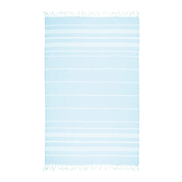 Svijetloplavi ručnik za kupanje s dodatkom pamuka Kate Louise Cotton Collection Classic Ice Blue, 100 x 180 cm