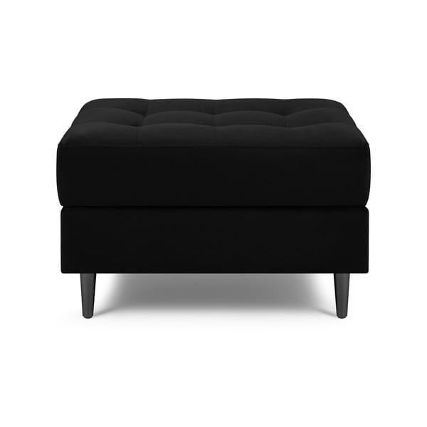 Crni podnožnik od baršunastog materijala Milo Casa Attilio-image-3