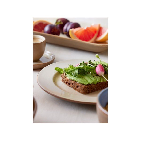 Bež desertni tanjur od kamenine ø 22 cm - Bitz-image-2