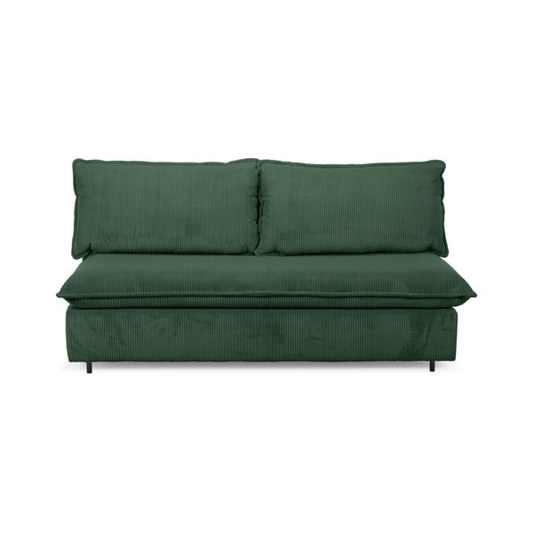 Zelena sklopiva sofa od samta 184 cm Isadora – Bobochic Paris