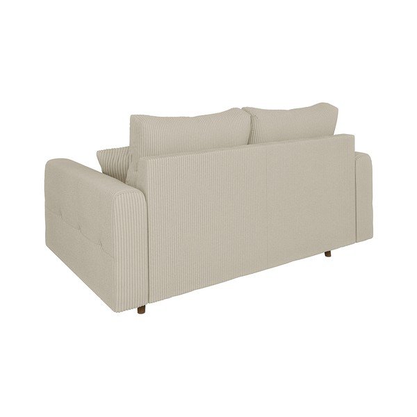 Bež sofa od samta 150 cm Ariella – Ropez-image-2