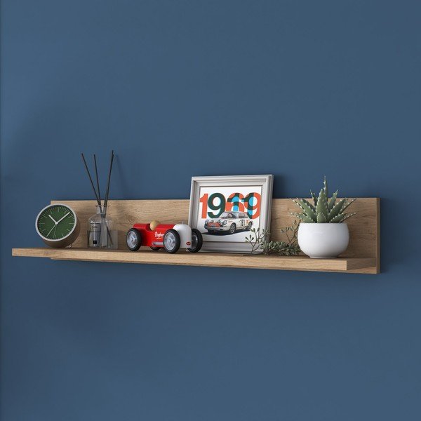 Polica u dekoru oraha u prirodnoj boji Petra - Kalune Design-image-4