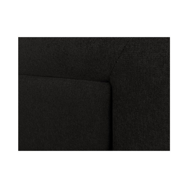Crno uzglavlje Mazzini Sofas Ancona, 140 x 120 cm-image-2